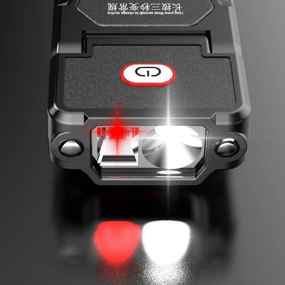 Mini Hat Clip Light Portable Smart Sensor Headlamp Rechargeable Fishing Headlight Outdoor Waterproof Emergency Work  Flashlight